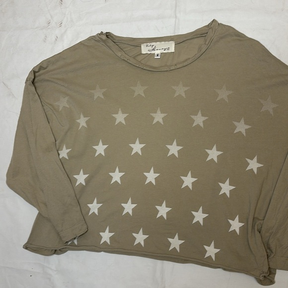 Vintage Havana Distressed Star Crop Top - Size S - Picture 6 of 11